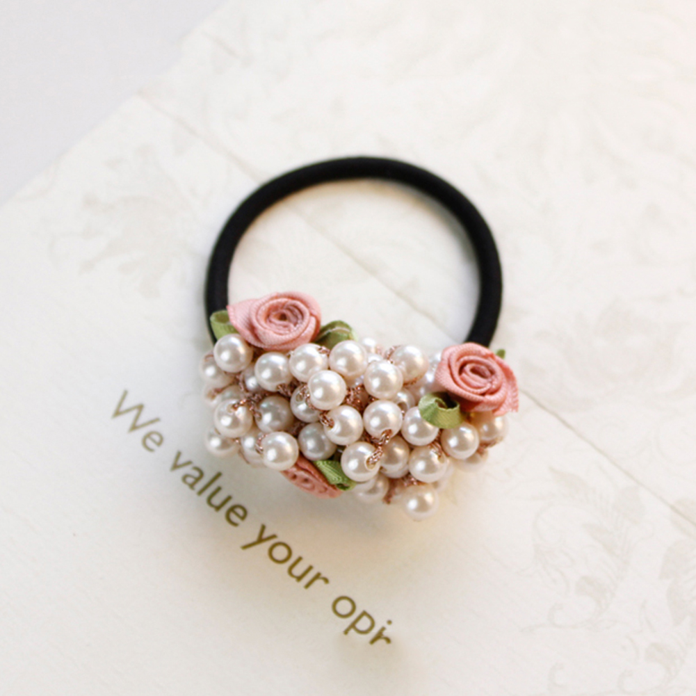 Women Elegant Full Pearls Simple Hairbands Sweet Headband princess Hair