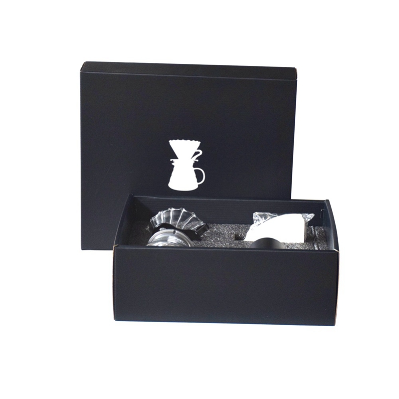 Hand Drip V60 Coffee Maker Gift Box Set Camping Portable Brew Coffee Cloud Pot Mini Coffee Percolator