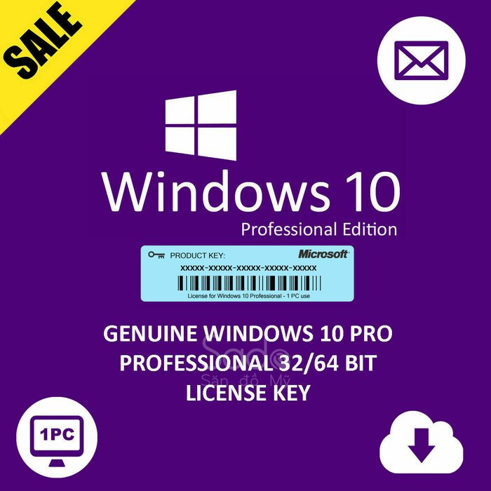 (แค่ส่ ในCHAT,ไม่ต้องจ่ายค่าส่งc) Windows 10 Pro 64 bit 32 License key win10 วินโดว์ 10 แท้ ลงวินโดว์ใหม่ ลง (ใหม่ล่าสุด 2020! Digital Key)1 windows​10 วินโดว์ 10 แท้ แท้