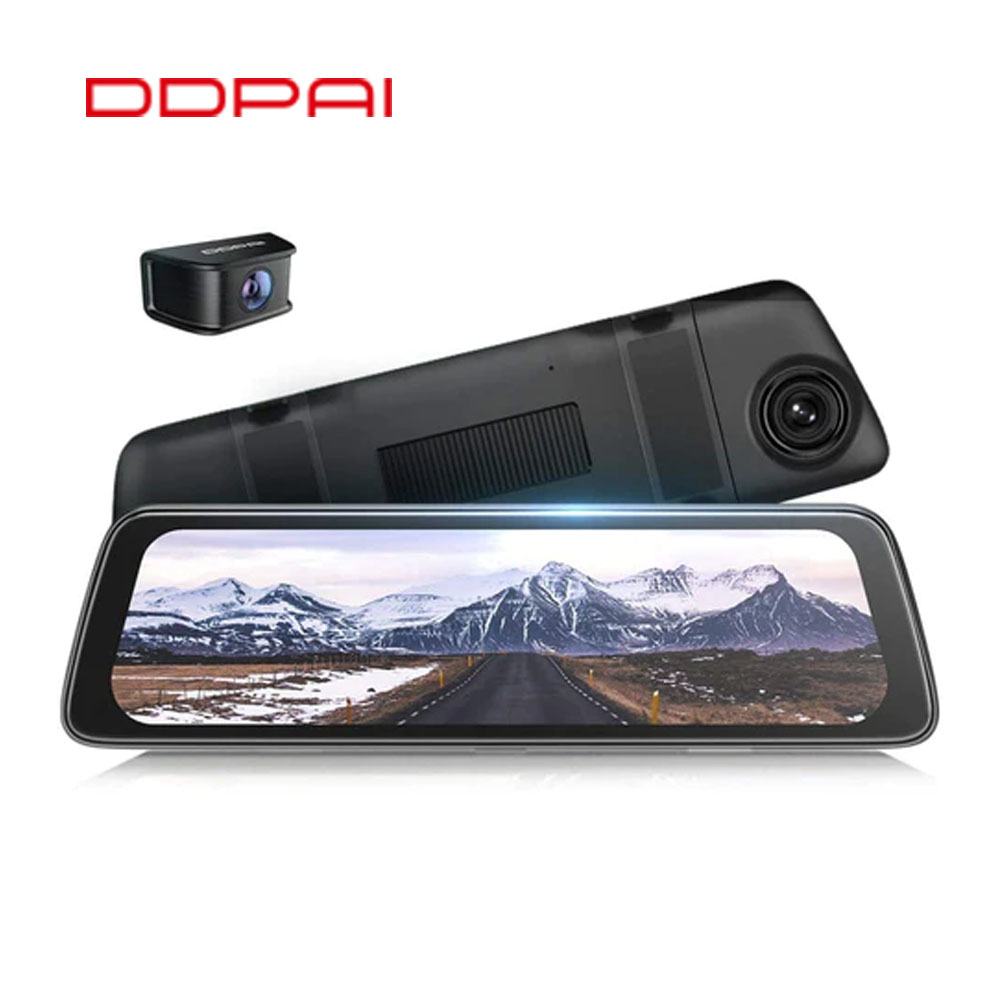 DDPAI Mola E3 Rearview Mirror Dashcam กล้องติดรถยนต์หน้าจอ 10 นิ้วสแกนจุดบอดอย่างครอบคลุม(กล้องหน้า+กล้องหลัง) สินค้ารับประกัน 1 ปี By Mac Modern