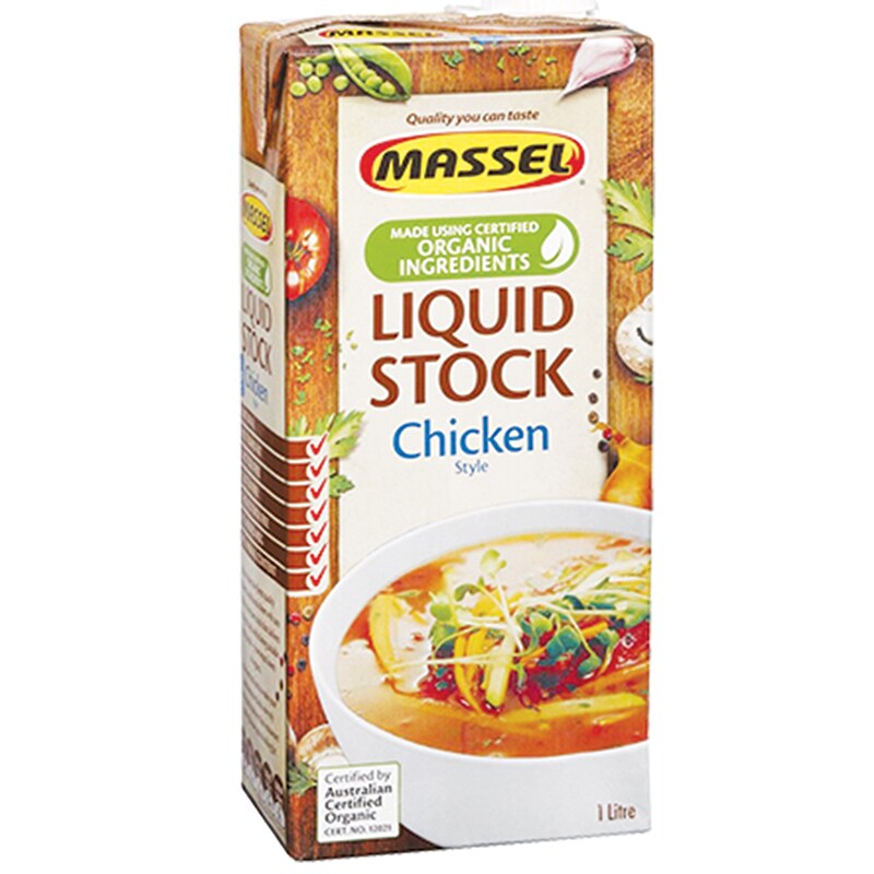 Massel Organic Liguid Stock Chicken 1Lt.