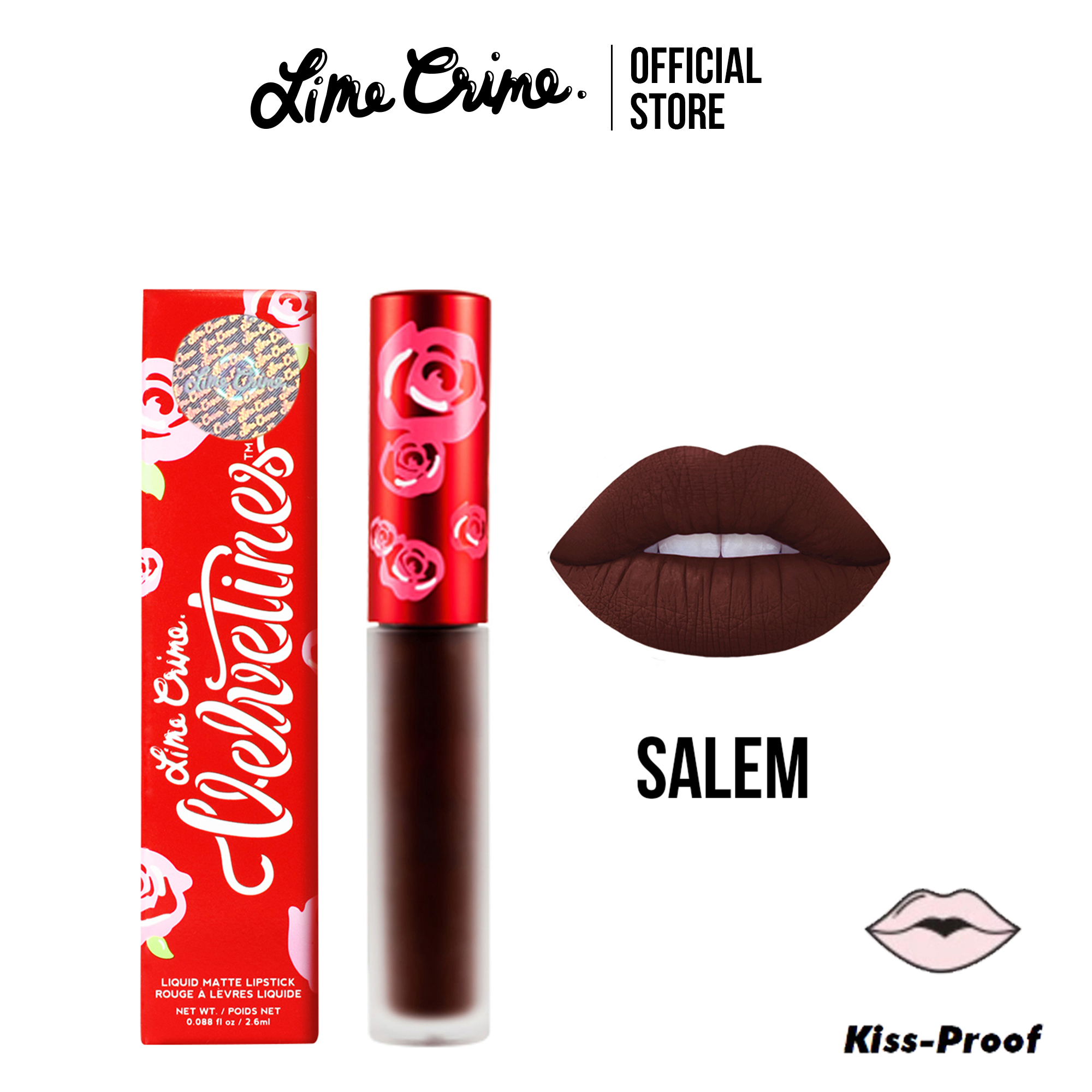 (Lot ผลิต 03/2021) Lime Crime Velvetines Salem By Lime Crime Thailand