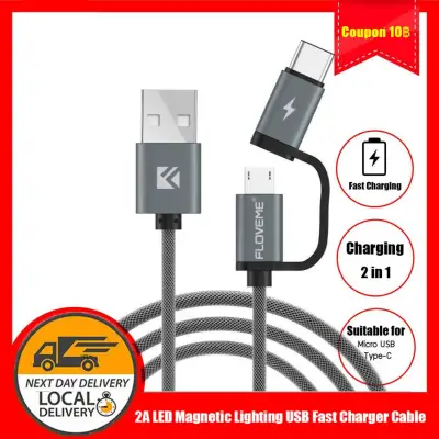 QC3.0 2.8A Micro USB Cable Fast Charger Charging USB Type C Cable 2in1 Type-C Cable