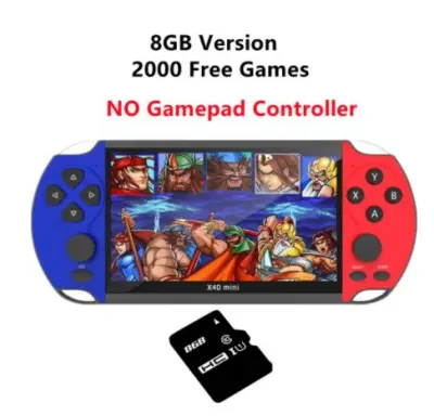 X40 mini Video Game 6.5 inch LCD Double Rocker Portable Handheld Retro Game Console Video Player TF Card for GBANES 3000 Games