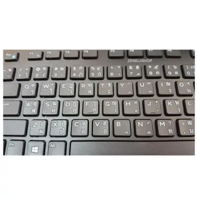 Dell KM636 Wireless Keyboard (Thai/Eng) & Mouse - Black