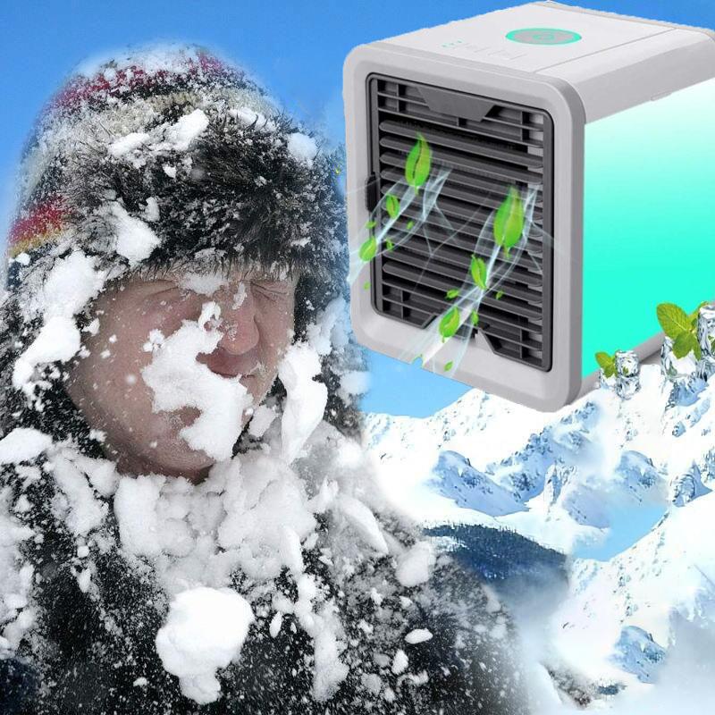 Arctic air Air mini แอร์มินิ เครื่องทำความเย็น แอร์พกพา แอร์ตั้งโต๊ะขนาดเล็ก พัดลมไอเย็น พัดลมแอร์เย็น ไอเย็น ขนาดเล็ก พกพาง่าย air mini