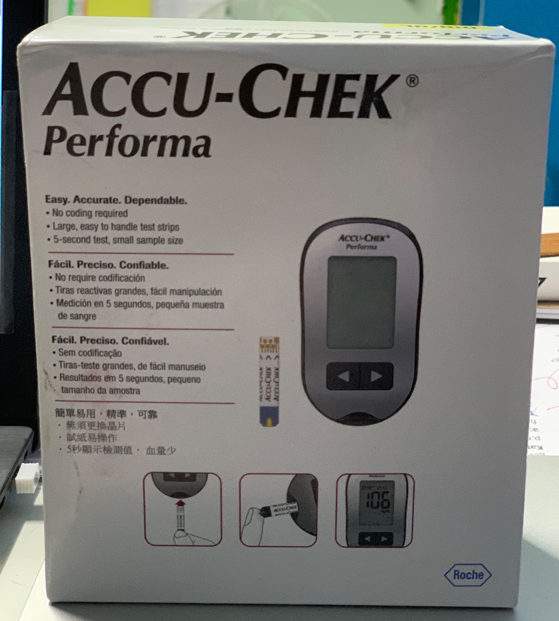 เครื่องตรวจน้ำตาล accu check performa - Checksugar - ThaiPick