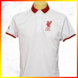 สินค้า เสื้อโปโล ลิขสิทธิ์แท้  Liverpool ( ชาย ) รุ่นLFC007 สีขาว