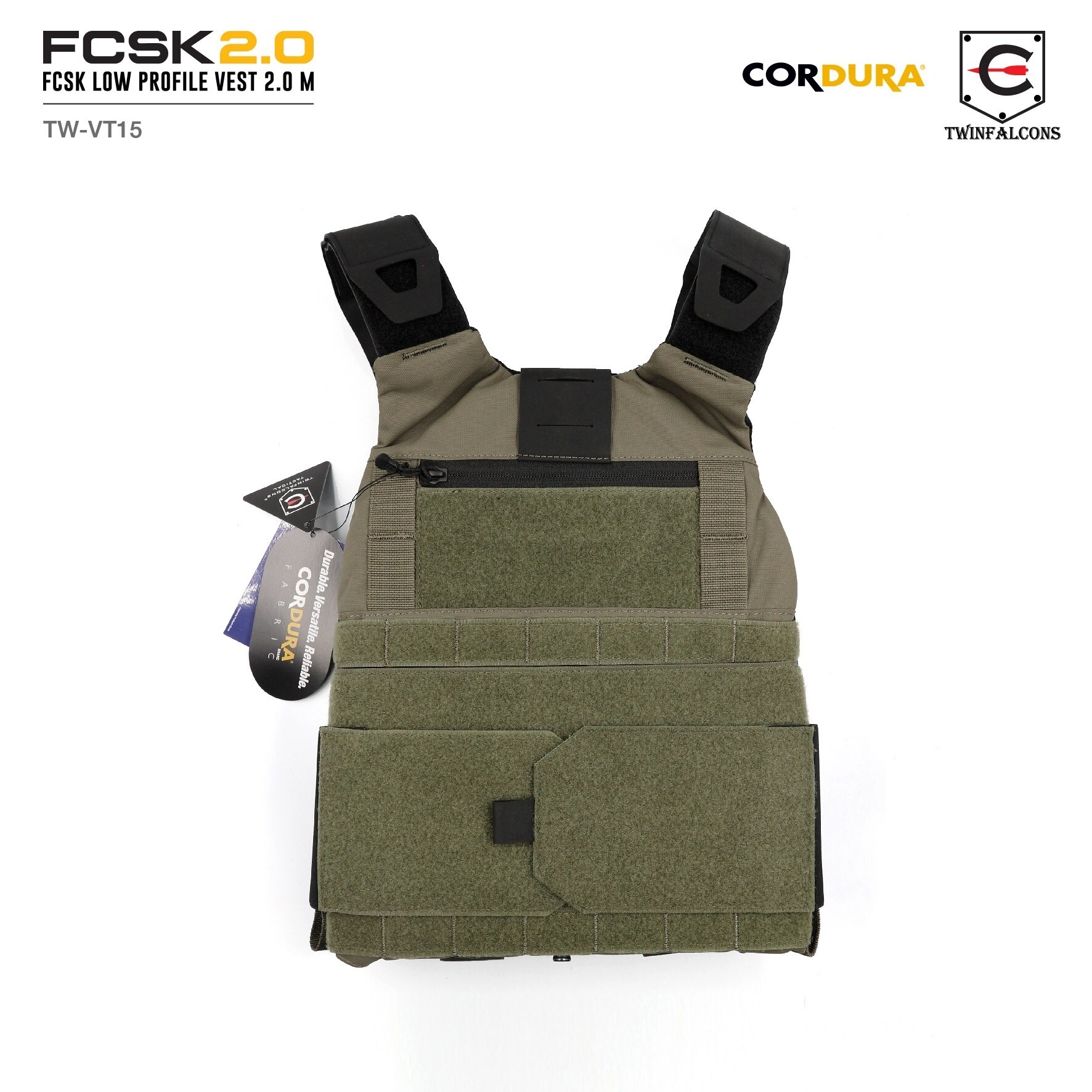 FCSK2.0 Low Profile Vest プレートキャリア - 個人装備