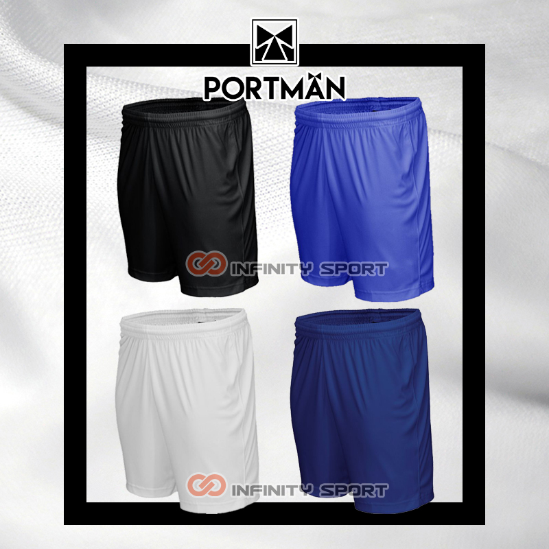 Portman กางเกงกีฬาขาสั้น ผ้าไมโครแท้ เนื่อนิ่ม ตรงเอวมีเชือกรูด ของแท้100%