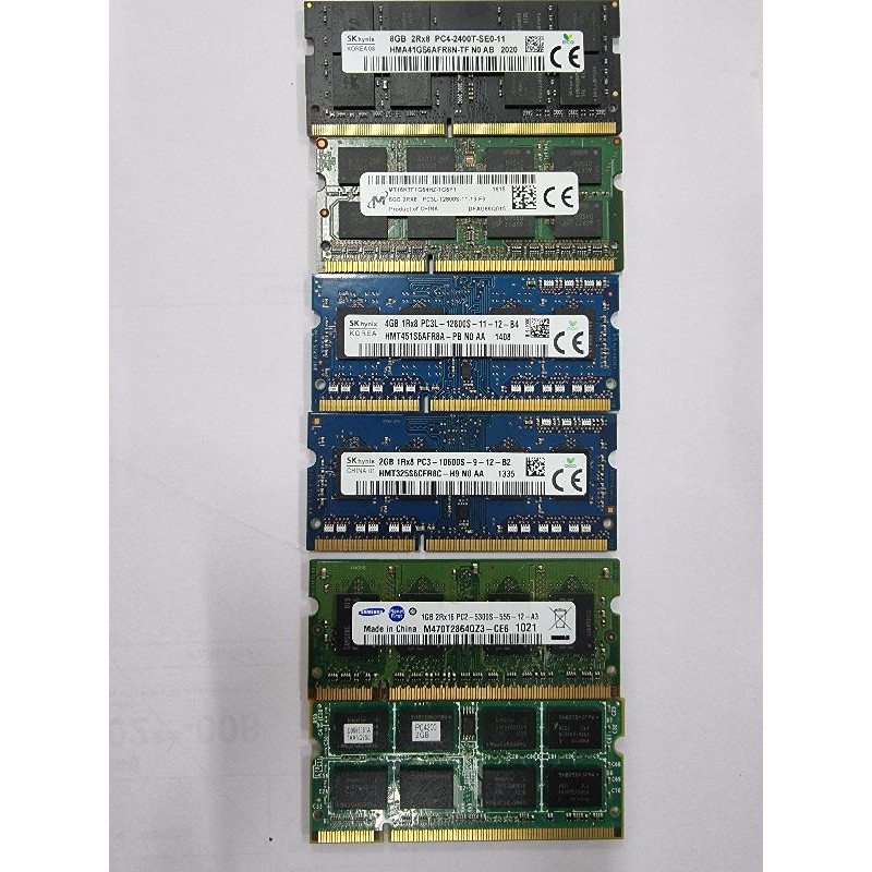 Ram notebook DDR2 DDR3 1gb 2gb 4gb 8gb