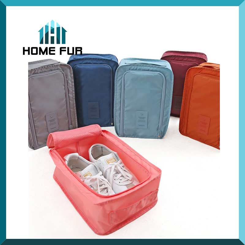 Home Fur กระเป๋าใส่รองเท้า กระเป๋าจัดระเบียบอเนกประสงค์ ใส่รองเท้า ถุงเท้า สำหรับเดินทางท่องเที่ยว