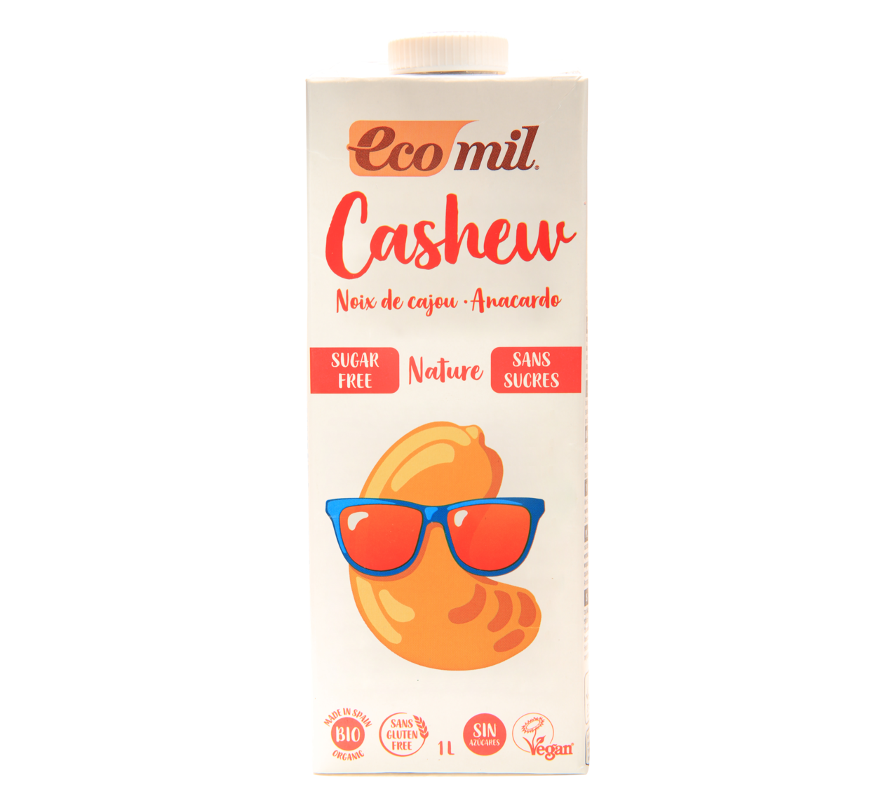 Organic/Bio Ecomil Cashew Milk | Nature - sugar free 1L