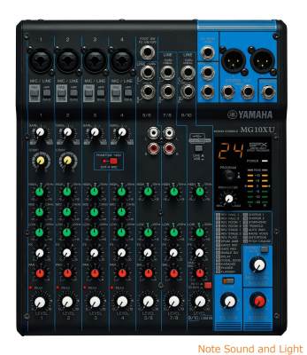 ดูภาพ MG10XU Yamaha Mixer ขนาด 10 ช่อง เอฟเฟค USB ( สำหรับงาน กลางแจ้ง แสดงสด สตูดิโอ ติดตั้ง บันทึกเสียง ) เพิ่มเติม MG10XU Yamaha Mixer ขนาด 10 ช่อง เอฟเฟค USB ( สำหรับงาน กลางแจ้ง แสดงสด สตูดิโอ ติดตั้ง บันทึกเสียง )