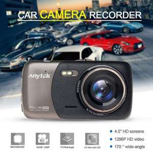 กล้องติดรถยนต์ Anytek รุ่น Q70 2 กล้อง หน้า-หลัง 1080P / 30fps Full HD 1080P แท้!!