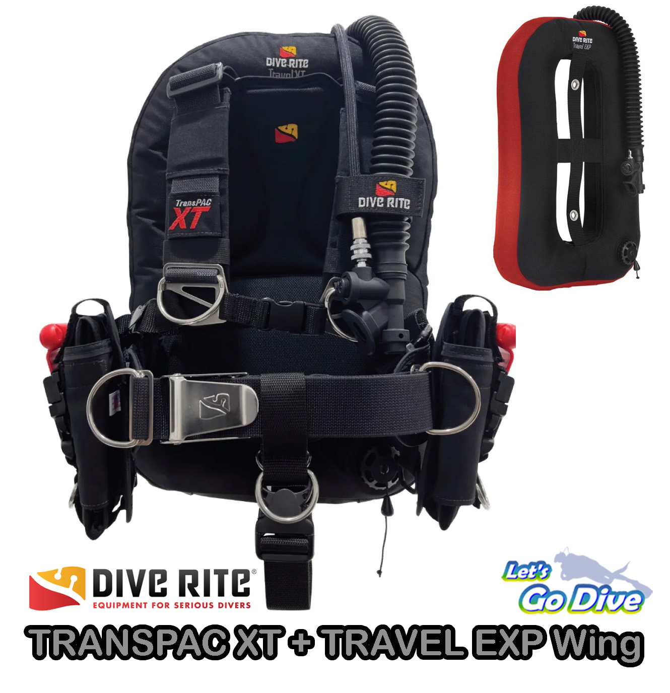 DIVE RITE 👉 TRANSPAC XT + TRAVEL Wing Set BCD อุปกรณ์ดำน้ำ SCUBA ชุดดำน้ำ Lazada.co.th