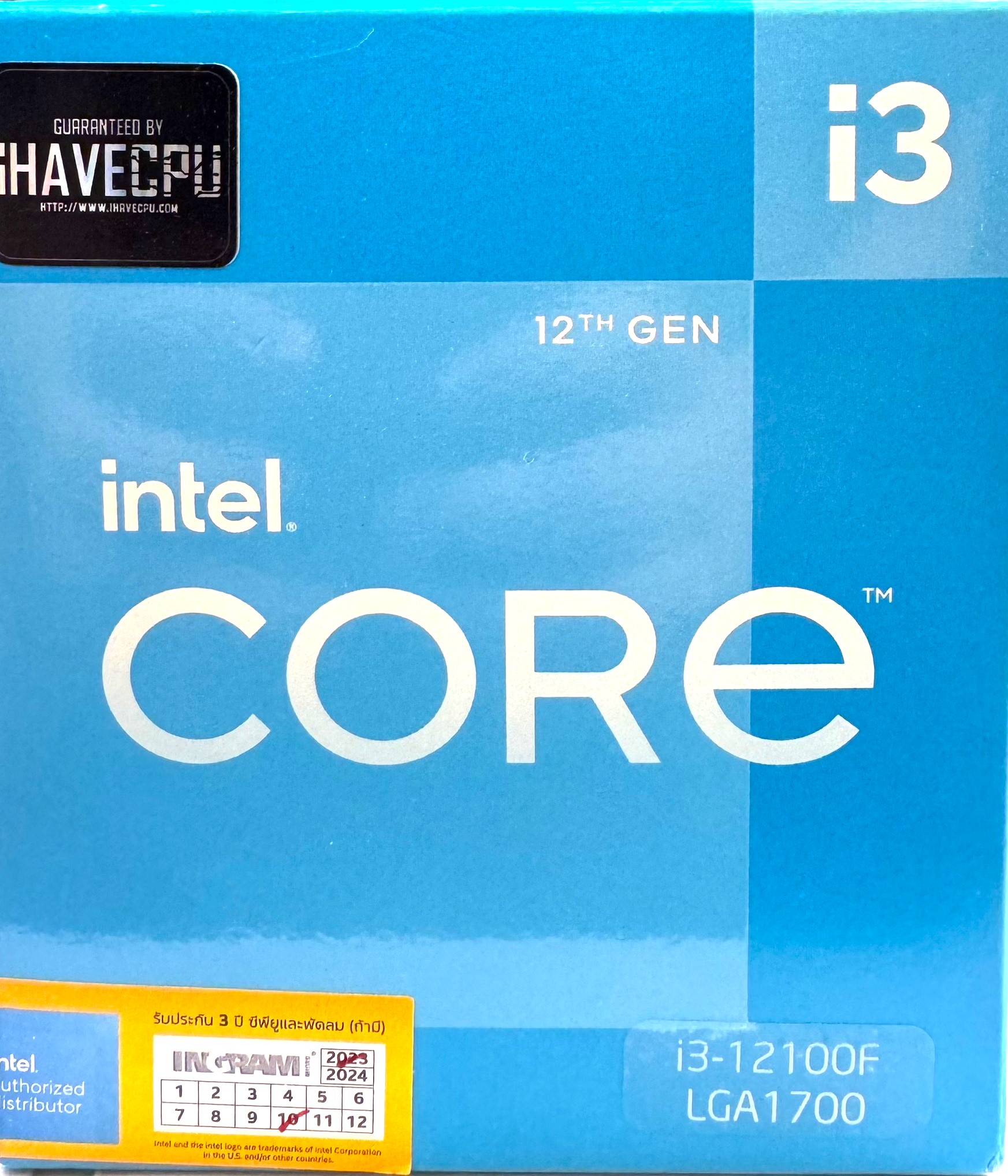 Cpu ซีพียู Intel Core I3 12100f 3 3 Ghz Socket Lga 1700 มือสอง Th