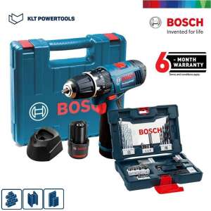 Bosch สว่านไขควงกระแทกไร้สาย GSB 120-LI + ชุดดอกไขควงและดอกสว่าน 41 ชิ้น