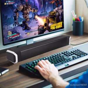 New Rixing NR 2017-ของแท้มีประกันจากศูนย์ - Mini Sound Bar Bluetooth Speaker ลำโพงบลูทูธ เสียงดี กระหึ่ม