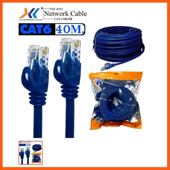 ลดราคา XLL Network cable CAT6 Indoor UTP สำเร็จรูปพร้อมใช้งาน สีน้ำเงิน ความยาว 40เมตร #ค้นหาสินค้าเพิ่ม สายสัญญาณ HDMI Ethernet LAN Network Gaming Keyboard HDMI Splitter Swithcher เครื่องมือไฟฟ้าและเครื่องมือช่าง คอมพิวเตอร์และแล็ปท็อป