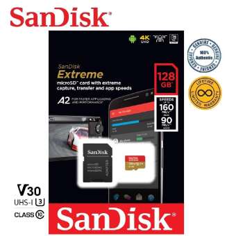 SanDisk 128GB Extreme Micro SD R160/W90