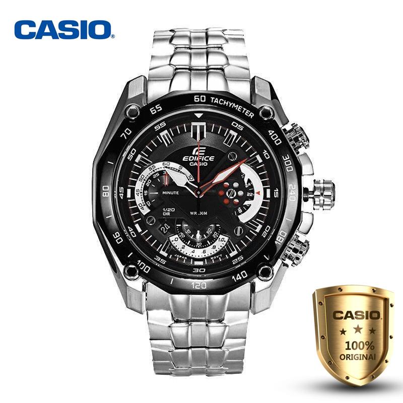 โปรโมชั่น Casio Edifice รุ่น EF-550D-1AV สินค้าขายดี นาฬิกาข้อมือผู้ชาย สายสแตนเลส （ของแท้100% ประกัน1ปี )จัดส่งฟรี สามารถเก็บเงินปลายทางได้ค่ะ