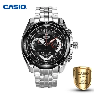 ภาพหน้าปกสินค้าโปรโมชั่น Casio Edifice รุ่น EF-550D-1AV สินค้าขายดี นาฬิกาข้อมือผู้ชาย สายสแตนเลส （ของแท้100% ประกัน1ปี )จัดส่งฟรี สามารถเก็บเงินปลายทางได้ค่ะ ซึ่งคุณอาจชอบสินค้านี้