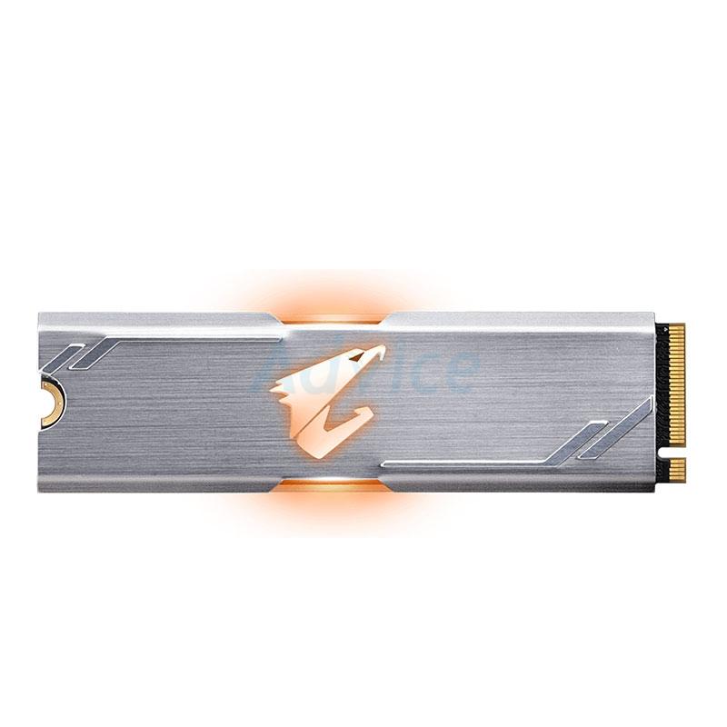 GIGABYTE ฮาร์ดดิสก์ 256 GB AORUS RGB (ASM2NE2256GTTDR) M.2 NVMe