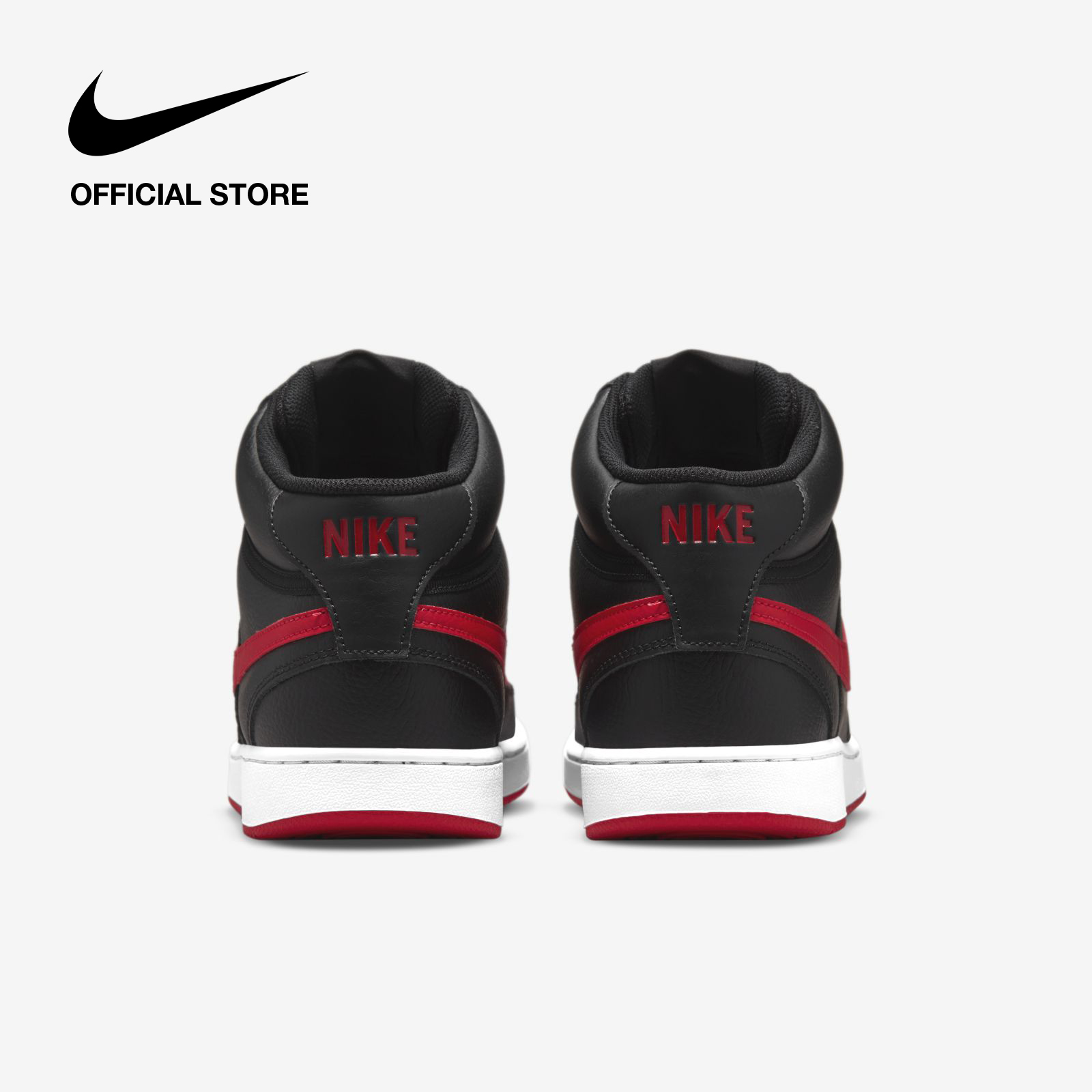 Nike Men's Court Vision Mid Shoes - Black รองเท้าผู้ชาย Nike Court Vision Mid - สีดำ