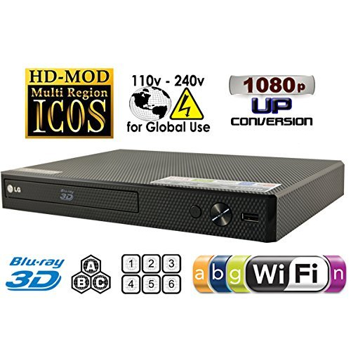 LG BPM35 Region Free Bluray Player, Multi Region Smart WiFi 110240