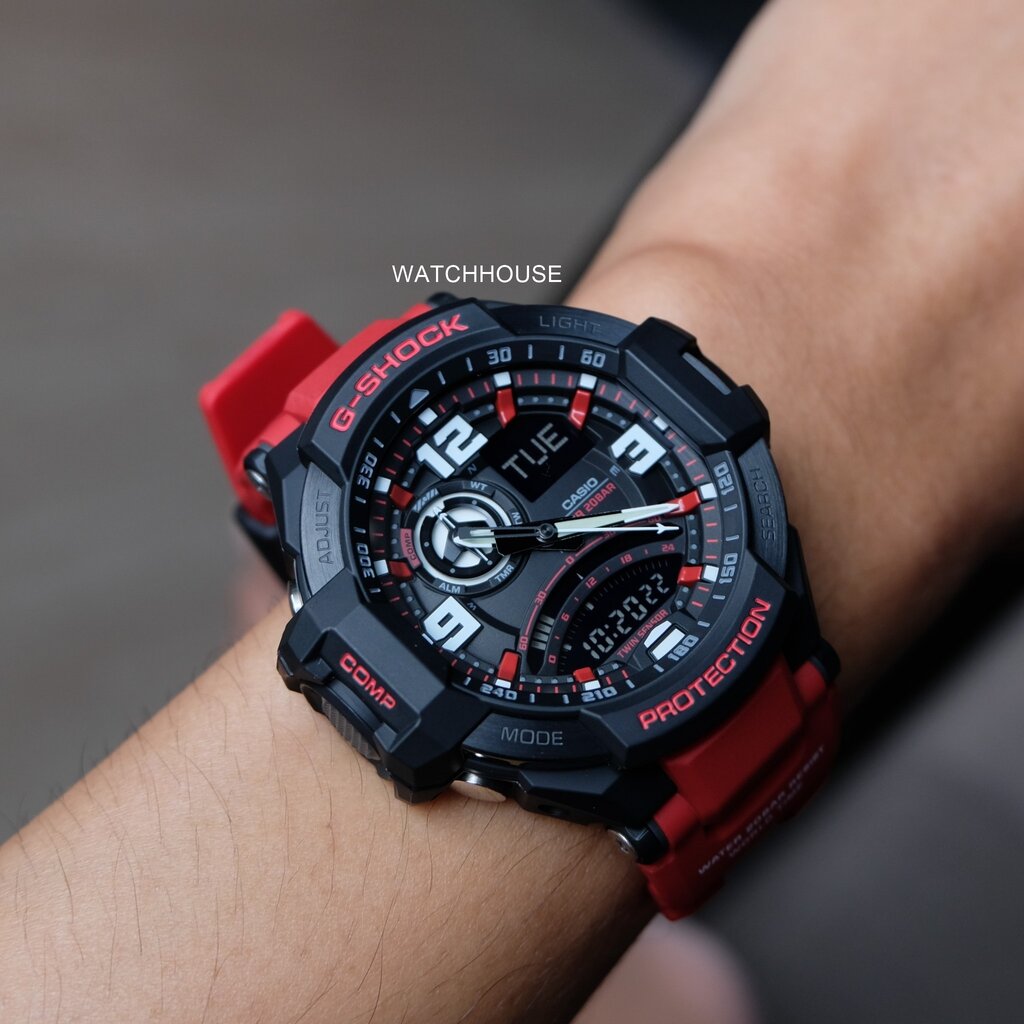 Casio Gshock G Shock Ga 1000 4b นาฬิกา Casio G-Shock นักบิน