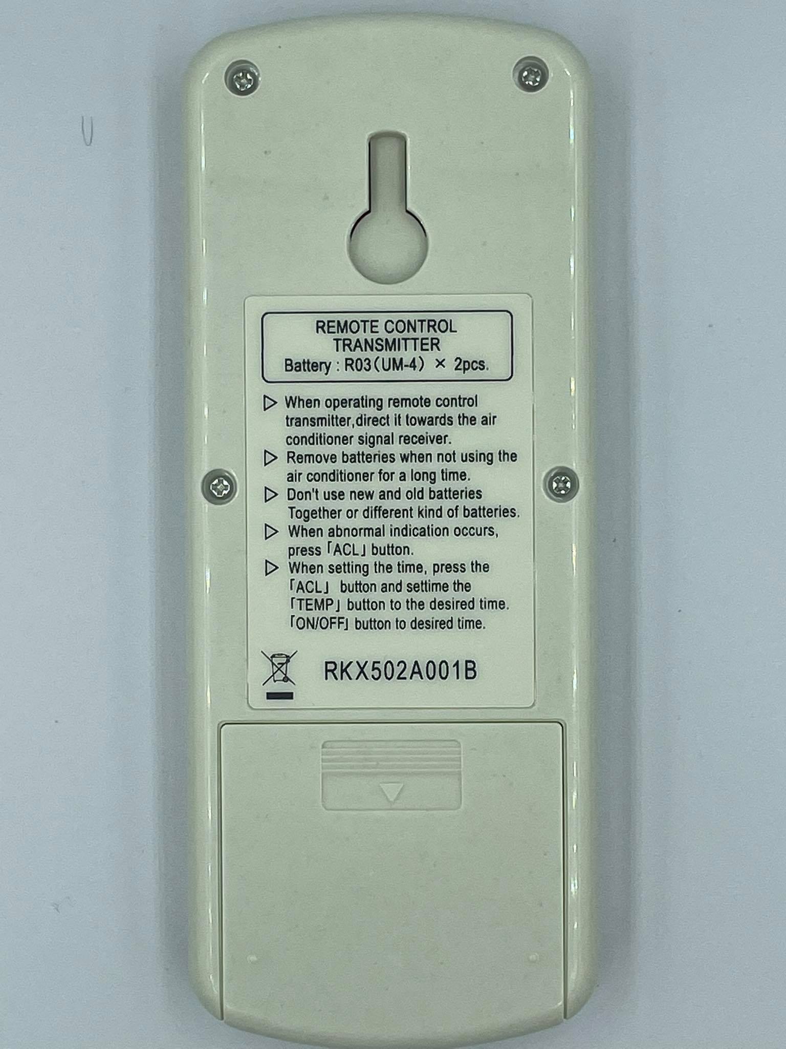 Remote User Guide Rkx502 รีโมทแอร์ที่ใช้งานได้กับ Mitsubishi รุ่น RKX502A001B (จะมีปุ่ม AIRFLOW ...