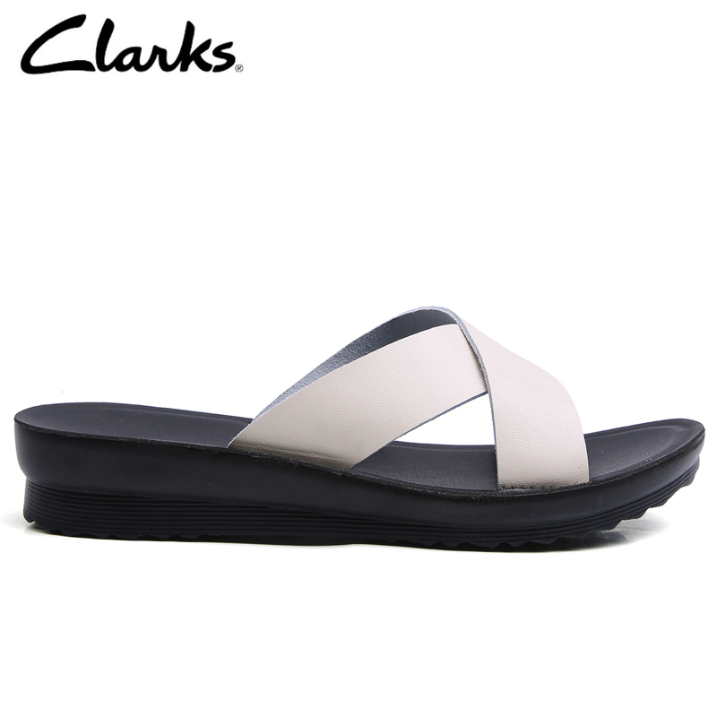 Dép Quai Ngang Da Nữ Clarks_ Pure Cross