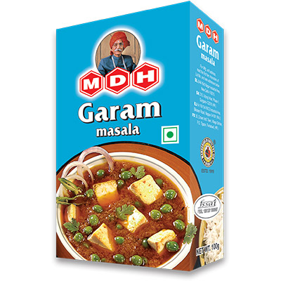 MDH Garam Masala 100g เอ็มดีเอช ผงเครื่องเทศการัมมาซาลา ขนาด 100g.