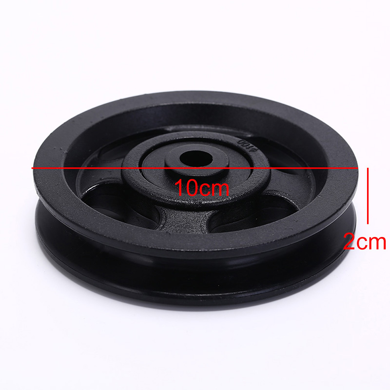 Epih Xiao 1Pc 100Mm Mang Ròng Rọc Bánh Xe Cáp Thiết Bị Tập Thể Dục Phần