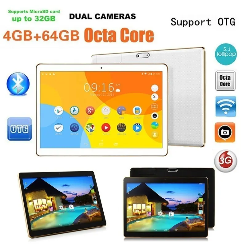 ภาพหน้าปกสินค้าMicrocase 10.1-inch Octa Core/Android 8.0/4GB+64GB Tablet PC ใช้งานง่าย รองรับ 2 ซิม จากร้าน Microcase บน Lazada