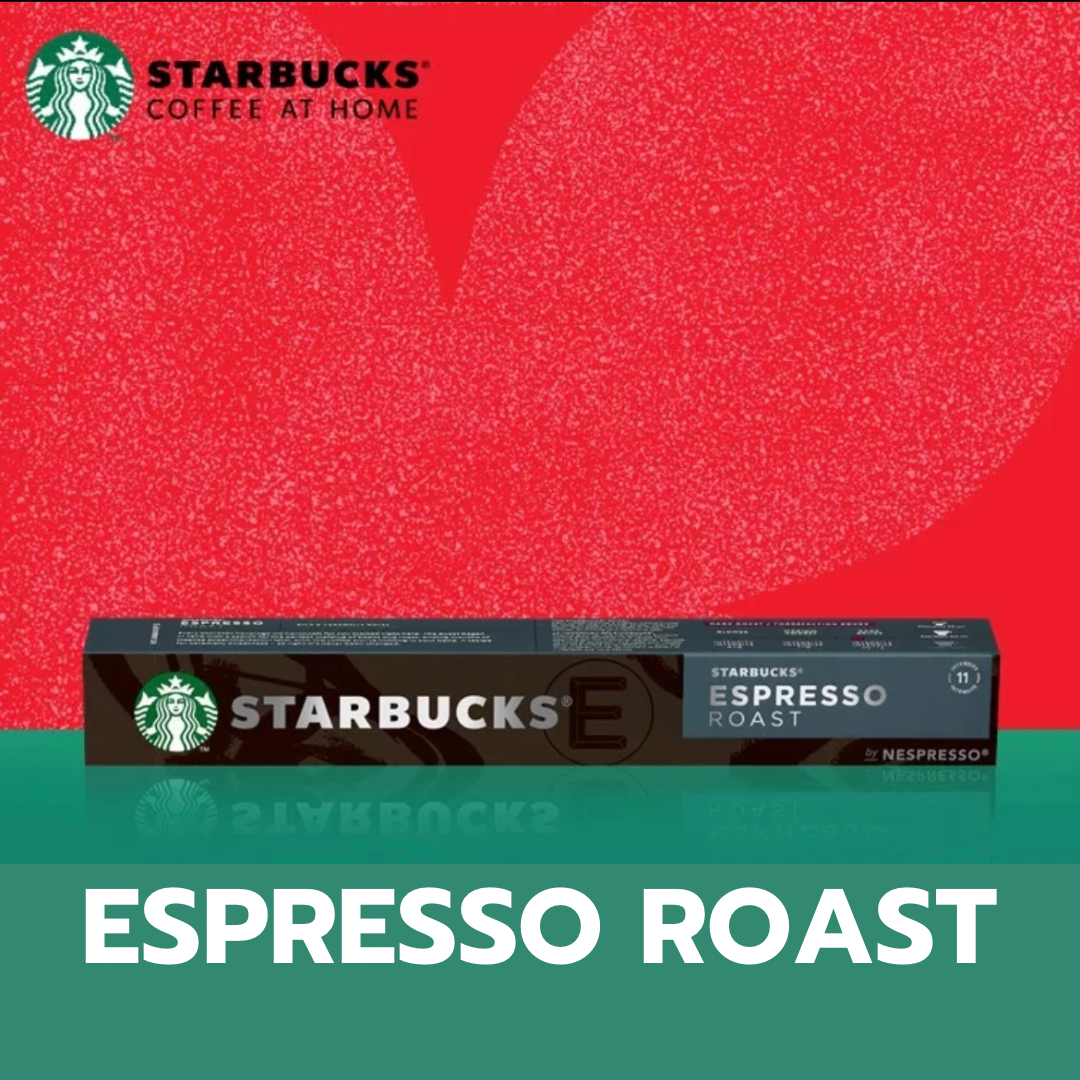 STARBUCKS® Espresso Roast by NESPRESSO® Dark Roast Coffee Capsules
