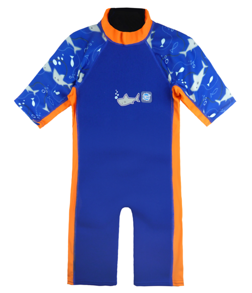 Splash About ชุดว่ายน้ำ UV Sun & Sea Suit ชาร์ค ออเร้นจ์ size S