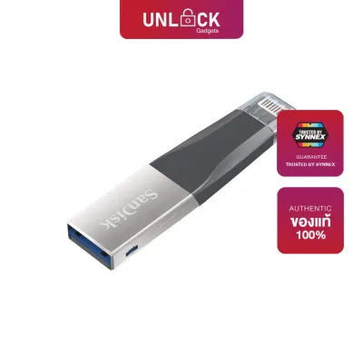 SanDisk (แฟลชไดร์ฟ) 128GB USB 3.0 iXpand Mini Flash Drive for iPhones, iPads & Computers (SDIX40N_128G_GN6NE)