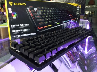 ดูภาพ คีย์บอร์ด NUBWO ILLUSION NK-70 SUPER BLACK EDITION เพิ่มเติม คีย์บอร์ด NUBWO ILLUSION NK-70 SUPER BLACK EDITION