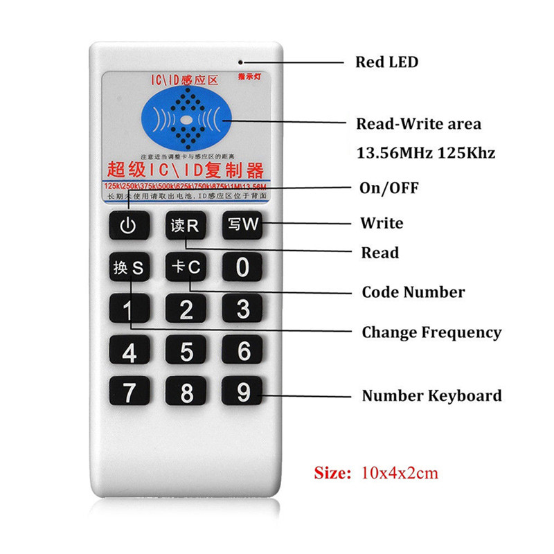 Valitoo IC NFC ID Card RFID Writer Copier Reader Duplicator Access Control+ 6 Cards Kits