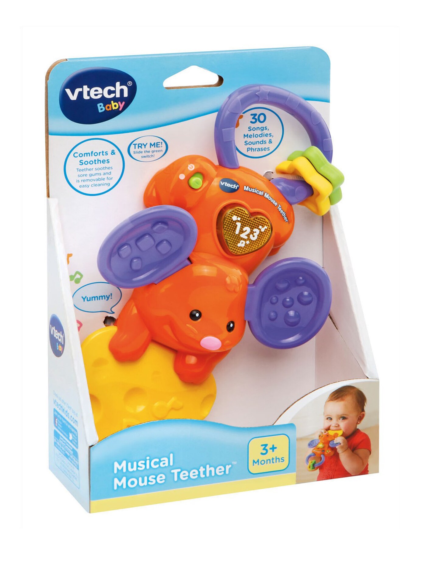 Vtech ของเล่นเขย่าอิเล็กโทรนิกส์รูปหนู Music Mouse Rattle - Kiddo ...