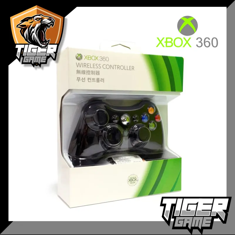 ภาพหน้าปกสินค้าจอย XBox 360 แบบไร้สาย สำหรับเครื่อง X-Box (จอย Xbox 360)(Xbox360 Controller)(Xbox 360 Wireless Controller)(จอย XBOX360 ไร้สาย) จากร้าน Tiger Games บน Lazada