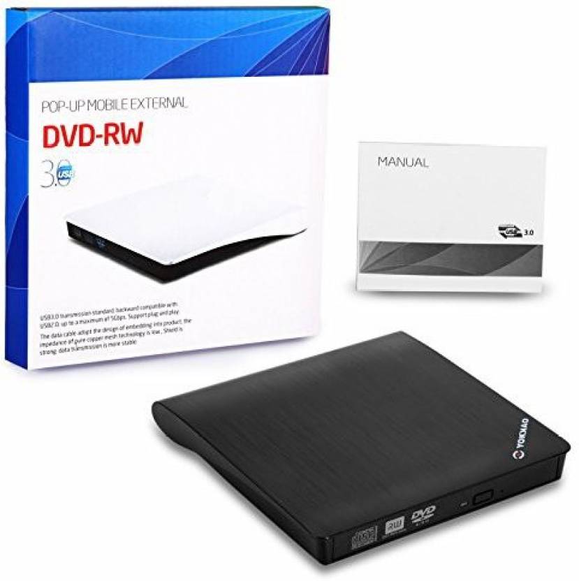 เครื่องเล่นซีดี ภายนอก External DVD Drive USB 3.0 Slim Writer CD Rom Drive