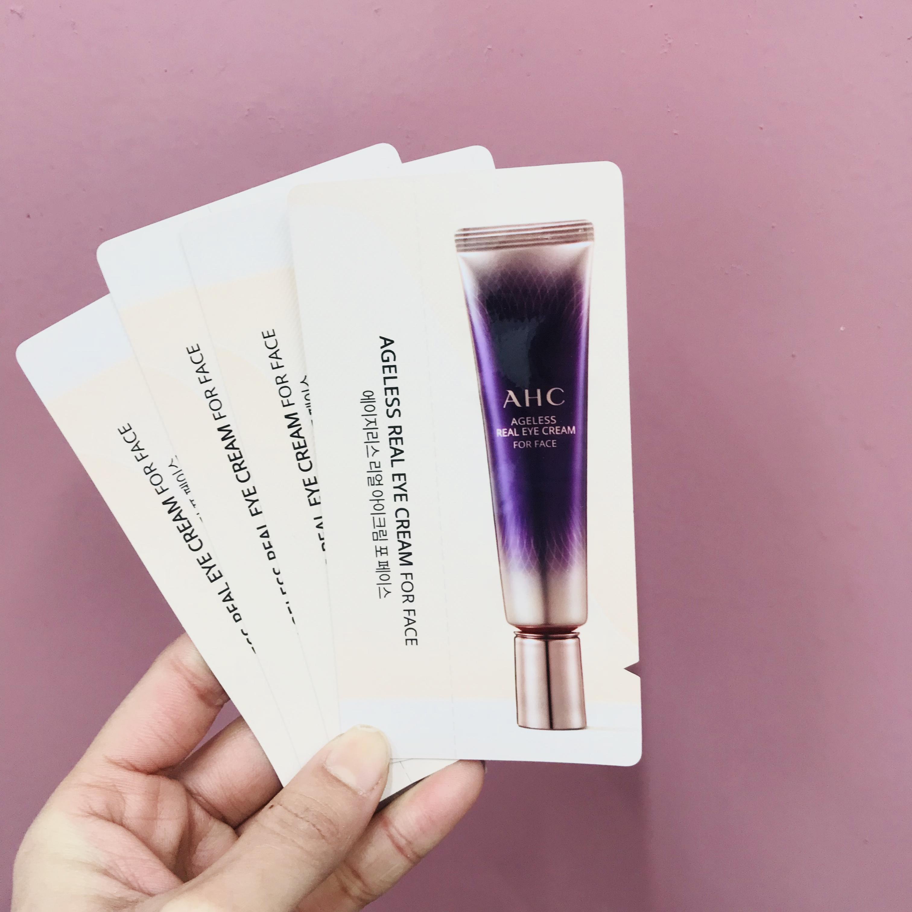 โปรโมชั่น AHC Ageless Real Eye Cream for Face 1ml ครีมบำรุงรอบดวงตา เอ