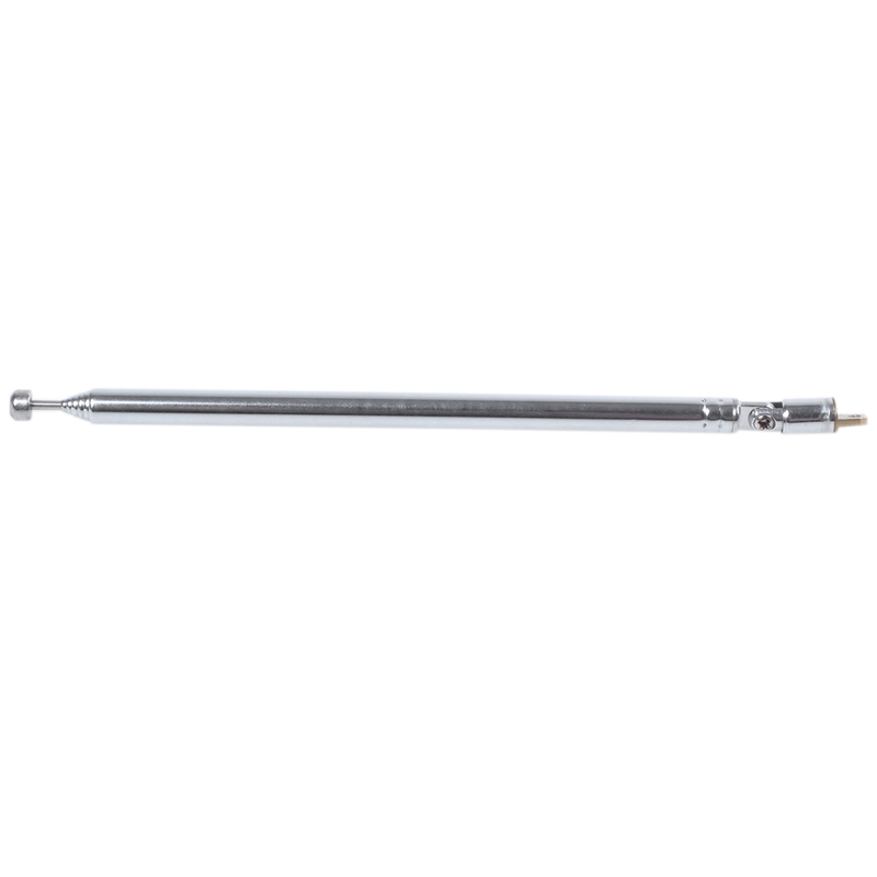 Antennes Télescopiques 7 Sections - Lot De 2, Longueur 66 Cm, Pour Radio AM/FM Ou TV Portable - 8