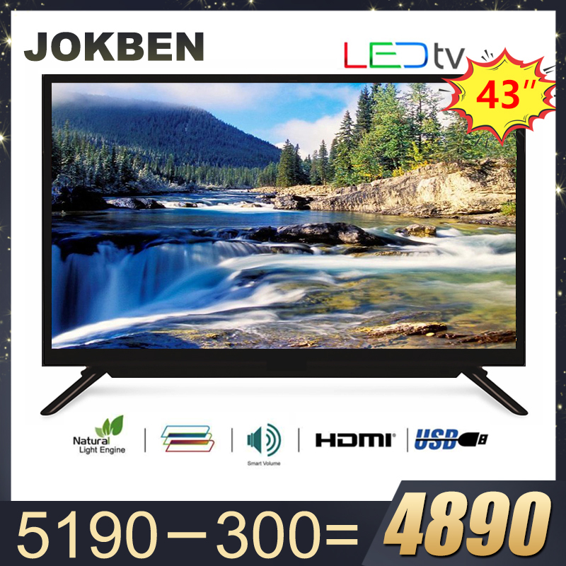 (NEW)JOKBEN Digital LED TV ขนาด 43  GL0043F (มีช่อง VGA )