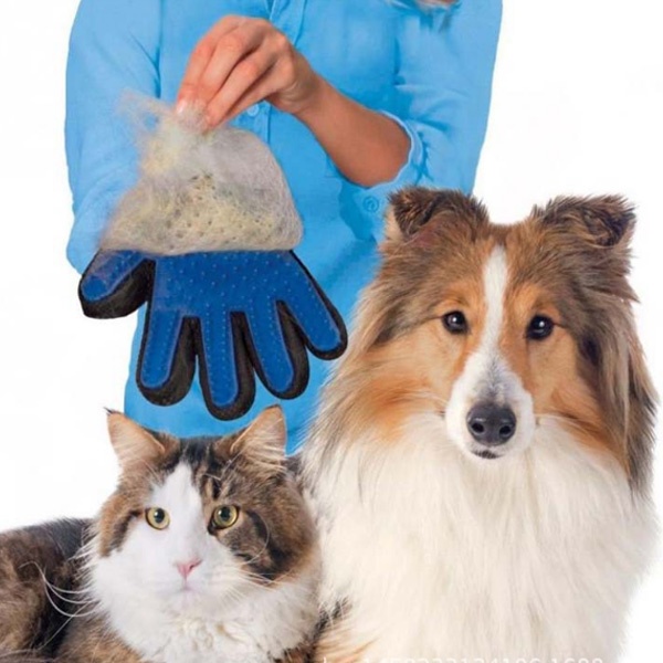 ถุงมือรูดขนสัตว์ ถุงมือสำหรับรูดขนสัตว์ ถุงมืออาบน้ำสัตว์เลี้ยง ถุงมือรูดขนหมา ถุงมือรูดขนแมว สำหรับสัตว์เลี้ยง 1 อัน