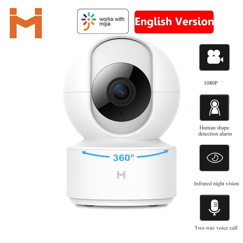 Global Imilab Smart Outdoor Camera EC3 1296P 270 PTZ View Angle WiFi Video Webcam Baby Security Monitor Night Vision For