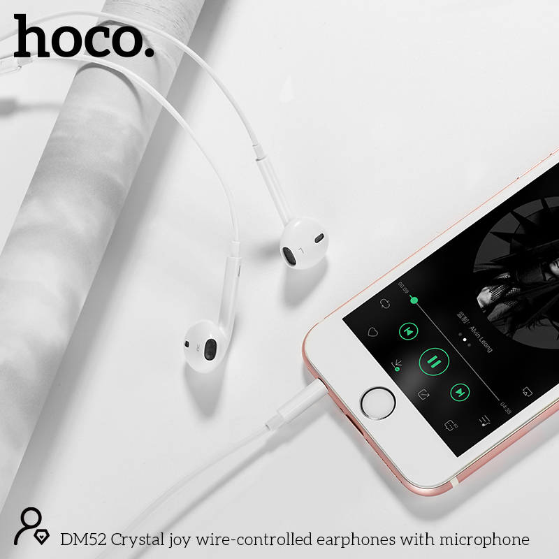 หูฟัง HOCO DM52 หูฟังสมอลทอร์ค สำหรับ Aux 3.5 mm.Type-CiOS มีไมโครโฟน ...